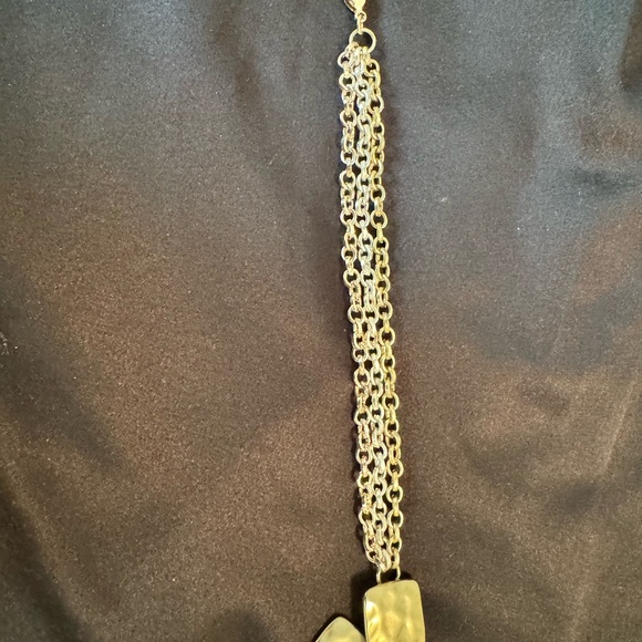 STATEMENT NECKLACE Tri color 18 in to 21 in adjustable Lobster clasp. EX… - Picture 12 of 14